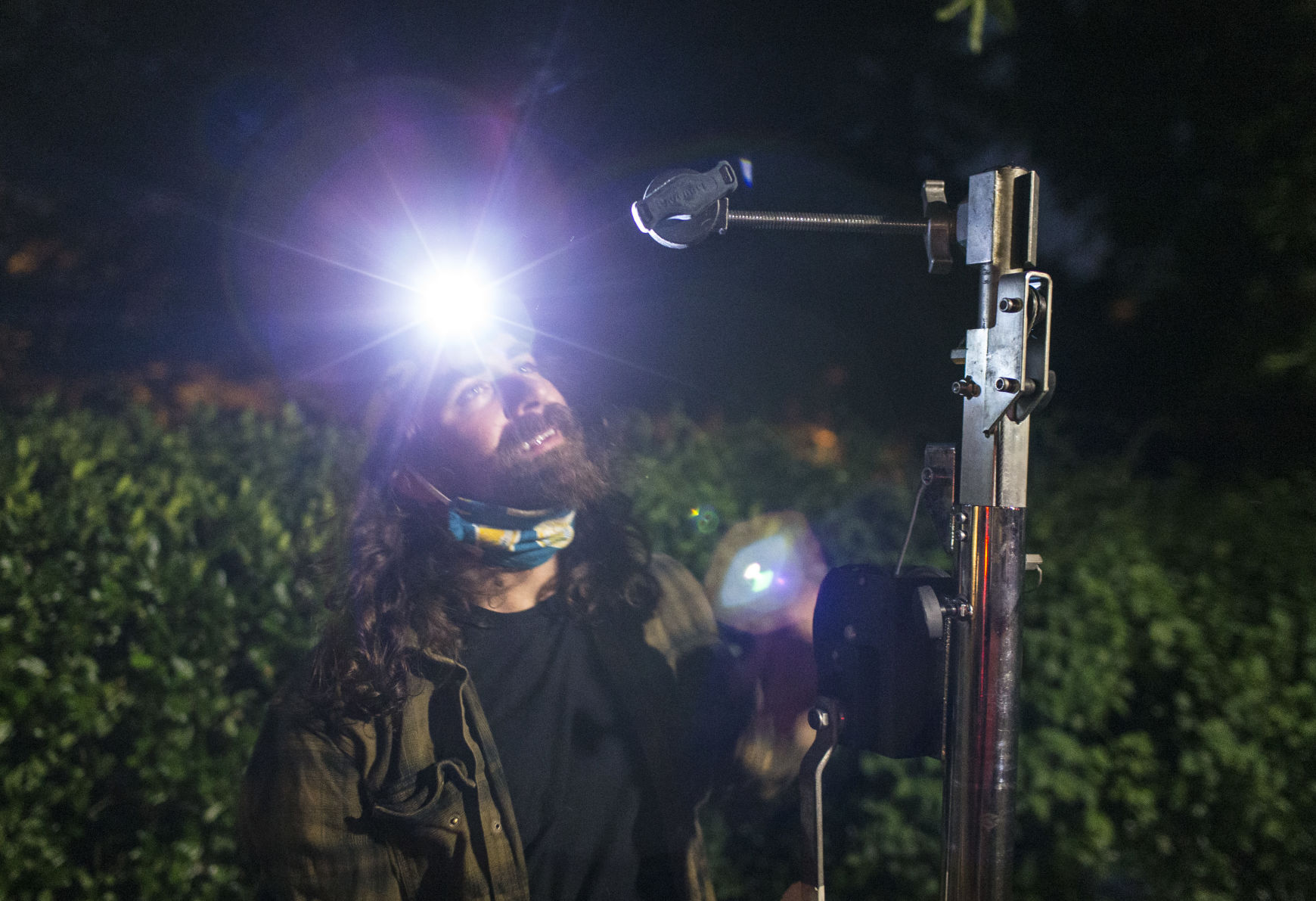 Dustin Klein, projectionist